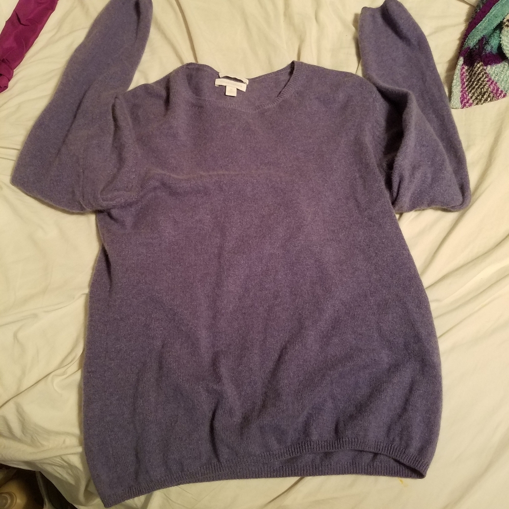 Purple Cashmere Sweater